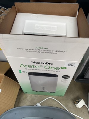 Lot 2284 - Boxed Meaco Dry Arete 1 10L dehumidifier and...
