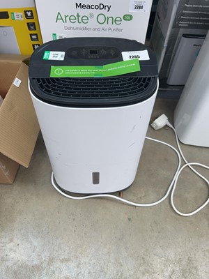 Lot 2285 - Unboxed Meaco Dry Arete 1 10L dehumidifier and...