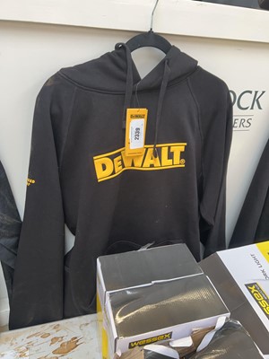 Lot 2339 - DeWalt Guarantee Tough waterproof work hoodie...