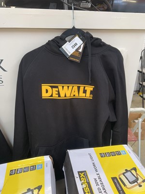 Lot 2340 - DeWalt Guarantee Tough waterproof work hoodie...