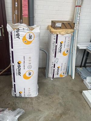 Lot 2303 - 2 rolls of Isover wall insulation