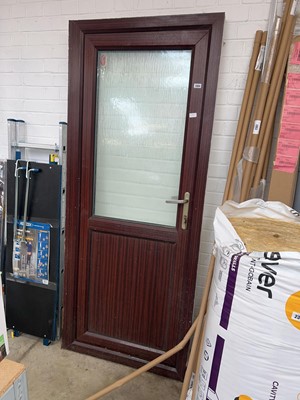 Lot 2304 - UPVC exterior door with key