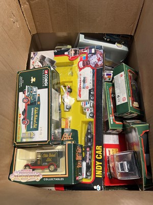 Lot 1079 - Box containing various Corgi and other Diecast...