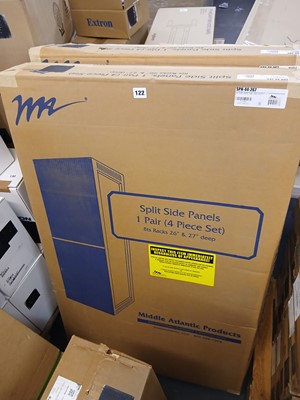 Lot 122 - 2 boxed Middle Atlantic Products split side...
