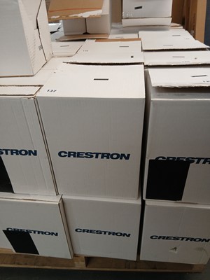 Lot 131 - 2 boxed sets of Crestron touch panel room...