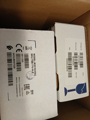 Lot 142 - 2 boxed sets of Crestron touch panel room...