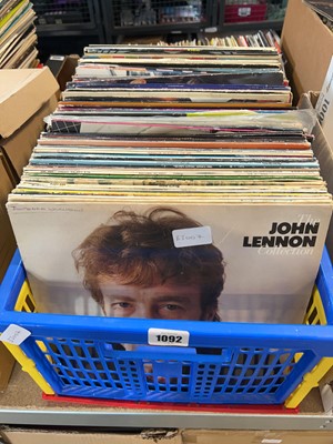 Lot 1092 - Crate containing various records including...