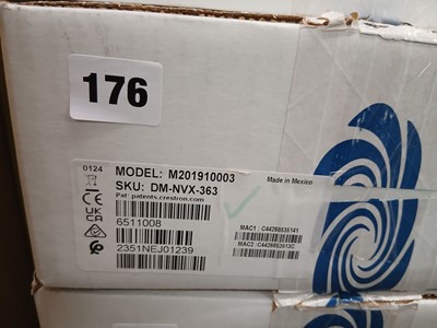 Lot 176 - Boxed Crestron networking decoder model no....