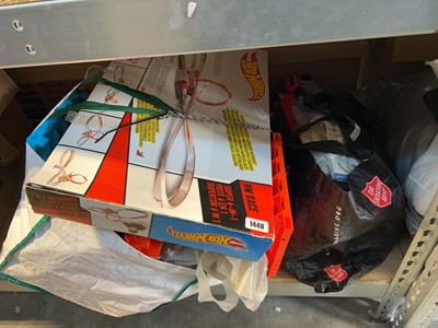 Lot 1448 - Bags of family toys and games including Hot...
