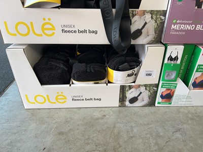 Lot 1283 - Box containing Lole unisex fleece belt bags
