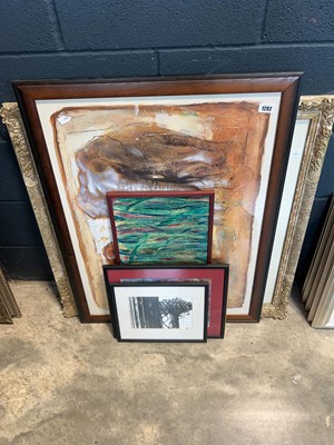 Lot 1292 - Contemporary print of 3 elephants and ltd. ed....
