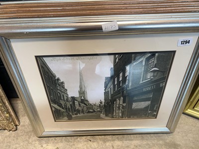 Lot 1294 - 5 framed and glazed photographs depicting...