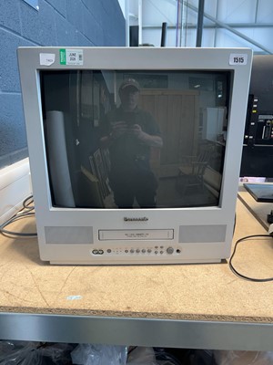 Lot 1515 - Panasonic CRT TV with integrated VHS