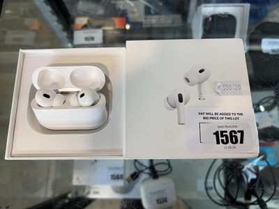 Lot 1567 - Apple Airpods Pro (2nd Generation), boxed with...