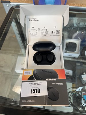 Lot 1570 - Boxed pair of Bose Quiet Comfort earbuds