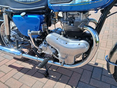 Lot (GVU 278D) Restored 1966 Kawasaki W1-650...