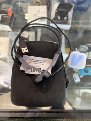 Lot 1579 - Pair of Shokz Open Swim Pro bone conduction...