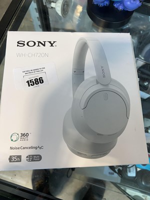 Lot 1586 - Boxed pair of Sony WH-CH720N over ear noise...