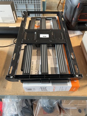 Lot 1530 - Neatfreak shoe storage rack and partial TV...