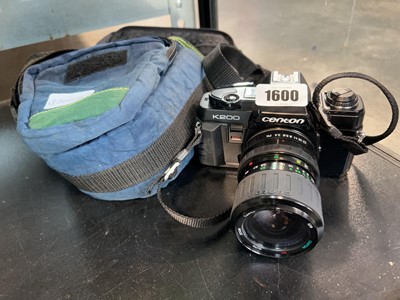 Lot 1600 - Centon K200 film camera with 28-70mm Centon...