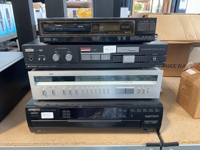 Lot 1547 - Kenwood multiple CD player (DPF-R4010), JVC...