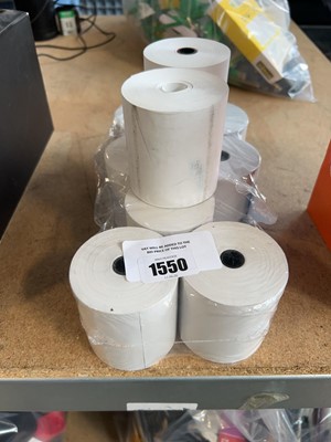 Lot 1550 - Approx. 9 rolls of till roll