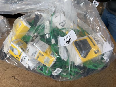 Lot 1552 - Bag of Wessex power banks and USB splitting...
