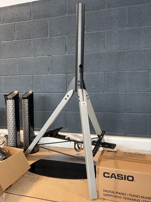 Lot 1561 - Tripod floor standing TV mounting bracket