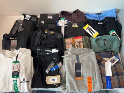 Lot 3403 - 16x adults clothing Jack Wills, Wrangler,...