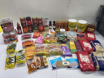 Lot 3504 - Gourmet baked beans, Red Kidney beans, Jam,...