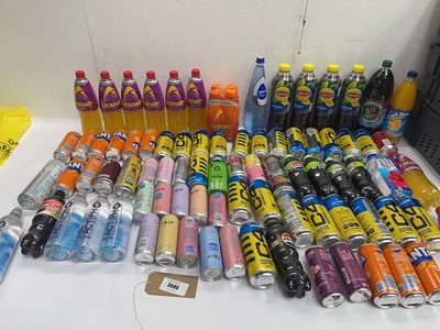 Lot 3505 - 2 bags of drinks including Lucozade, Trip, C4,...