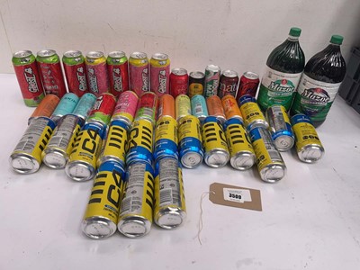 Lot 3509 - Drinks including Ghost, C4, Coca-Cola, Skip etc
