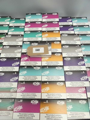 Lot 2401 - Approx 120 packs of 12 Edge E-Liquids, various...