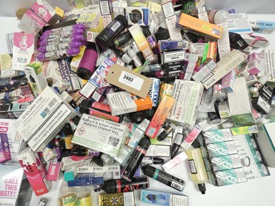 Lot 2402 - Quantity of mixed vape liquid flavours, salts,...