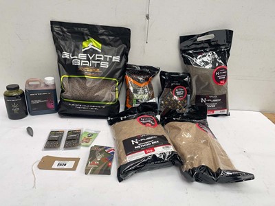 Lot 3528 - Fishing ground bait, pellets, Hemp & Maize mix,...