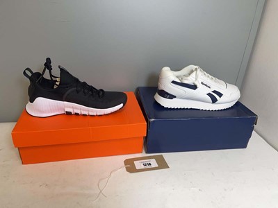 Lot 2x Boxed pairs of trainers to include Reebok...