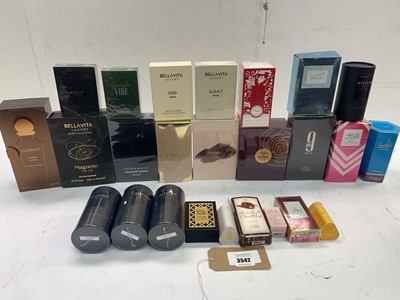 Lot 25 Arabian fragrances including Afnan, Lattafa,...