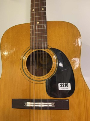 Lot 2216 - Landola 12 string acoustic guitar with guitar...