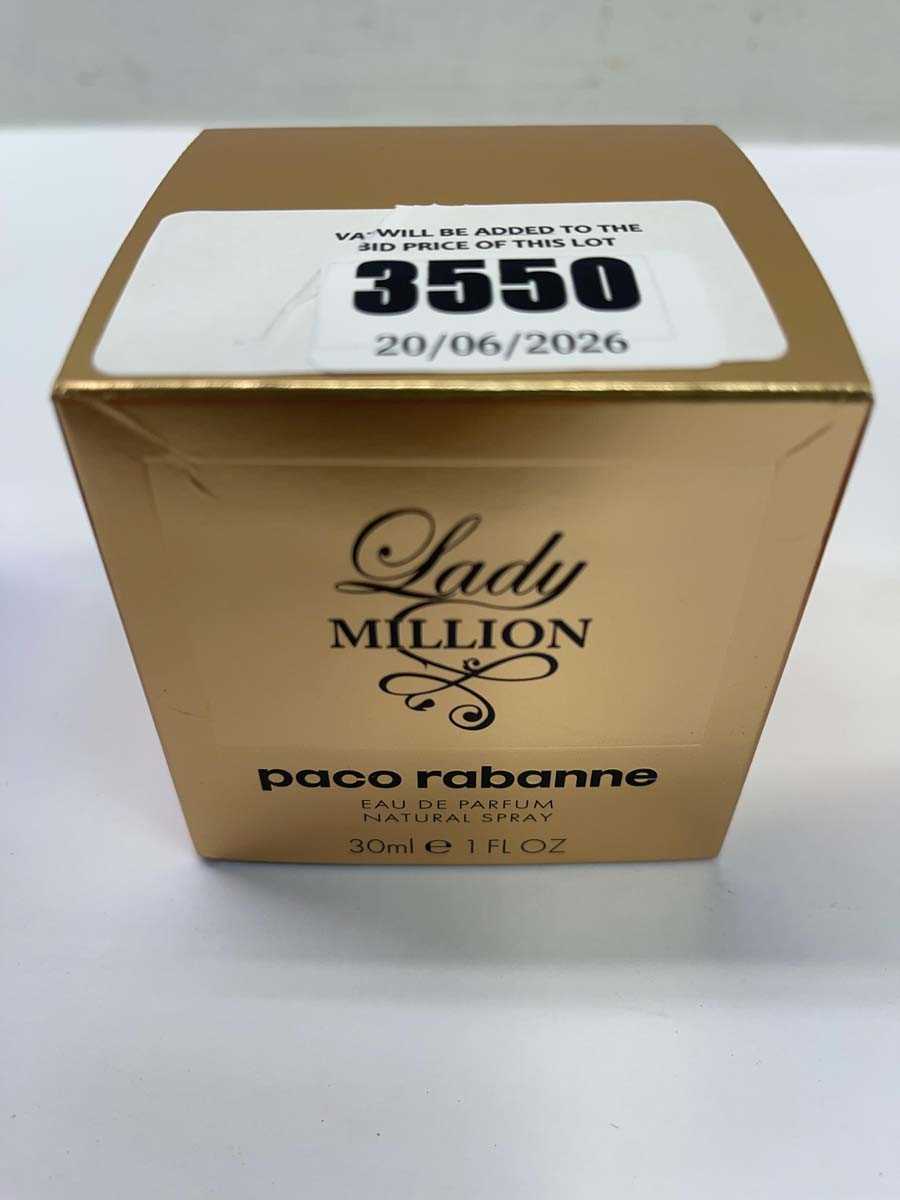Lot Paco Rabanne Lady Million edp 30ml
