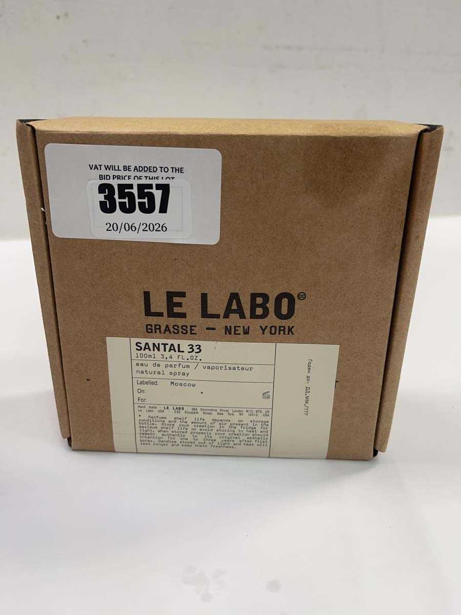 Lot Le Labo Santal 33 100ml edp