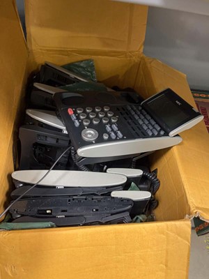 Lot 2288 - Box containing NEC phones