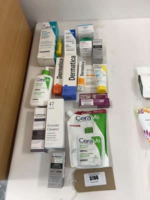 Lot 3706 - Mixed branded skin care to include CeraVa,...