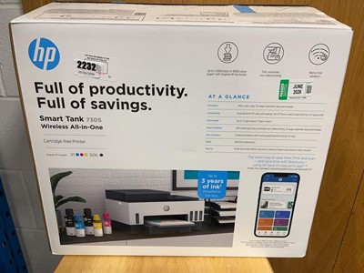 Lot 2232 - Boxed HP SmartTank 7305 printer