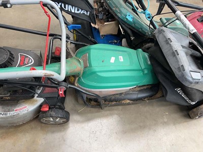 Lot 4192 - Qualcast electric hover mower plus an electric...