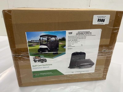 Lot 3580 - Golf Cart 2 passenger encloser for EZGO-TXT