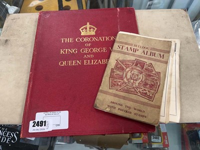 Lot 2491 - Bulldog stamp album containing various stamps,...