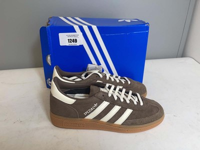 Lot Adidas UK6 handball spezial trainers in brown -...
