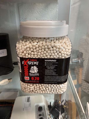 Lot 2599 - Jar of Bulldog air soft BB pellets