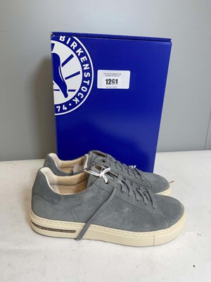 Lot Birkenstock UK5 bend low trainers in basalt...