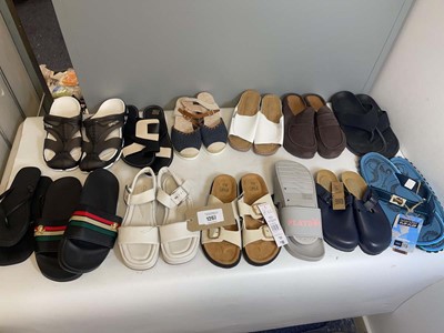 Lot 13x Pairs of sandals to include Grumbies, F&F,...